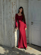 Vestido Largo · Marfil
