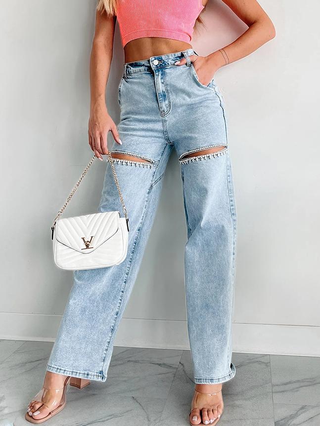 Liana | Jeans con Strass