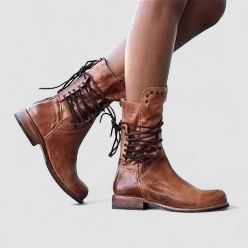 Rachel | Botines vintage à lacets