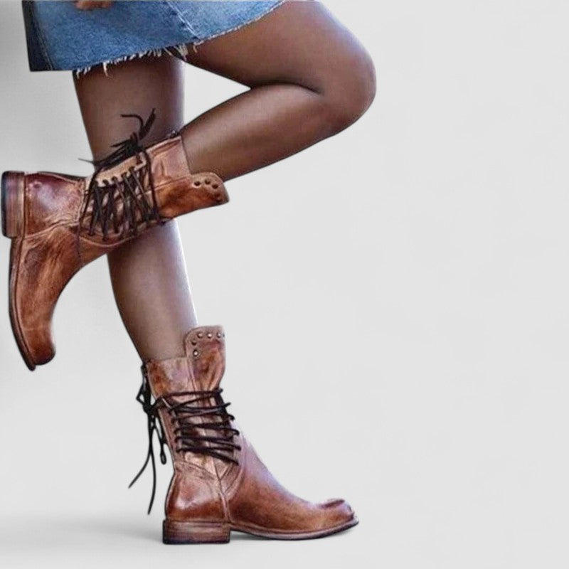 Rachel | Botines vintage à lacets