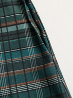 Vestido Camisero · Verde Cuadros
