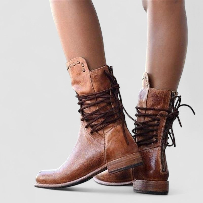 Rachel | Botines vintage à lacets