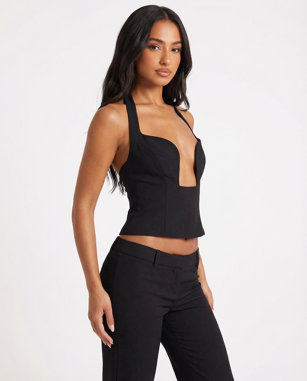 Adele | Top Halter Estructurado