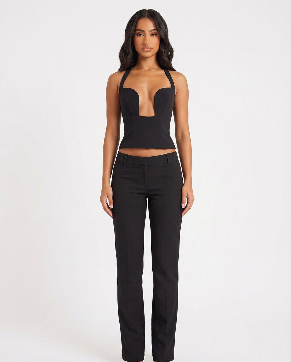 Adele | Top Halter Estructurado
