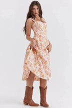 Vestido Midi · Hombros Descubiertos