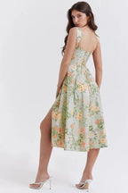 Vestido Midi · Hombros Descubiertos