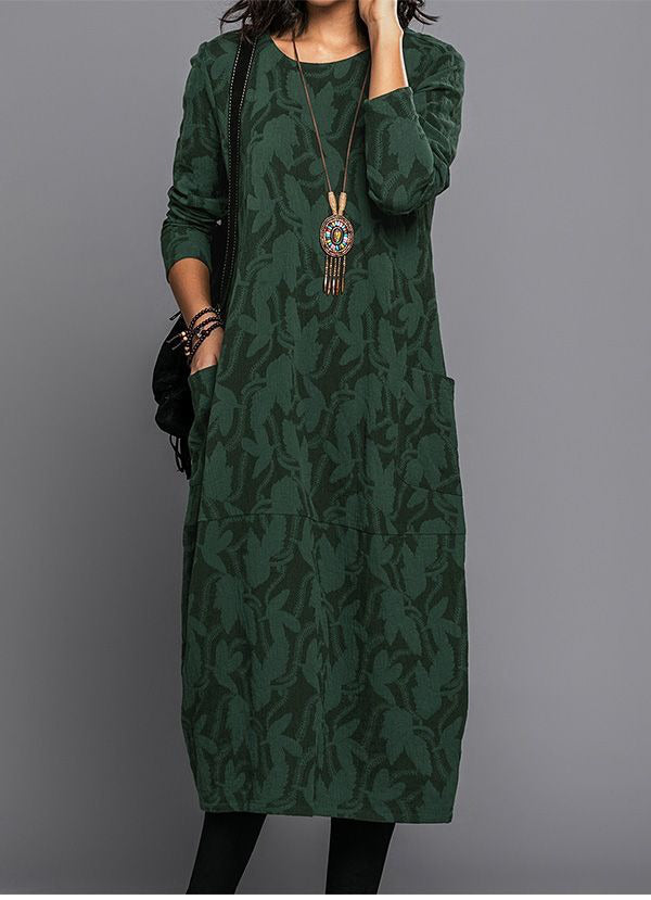 Vestido Midi · Verde