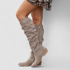 Georgiana | Botas western souples montant jusqu'aux genoux