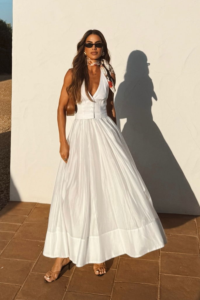 Vestido Largo · Blanco