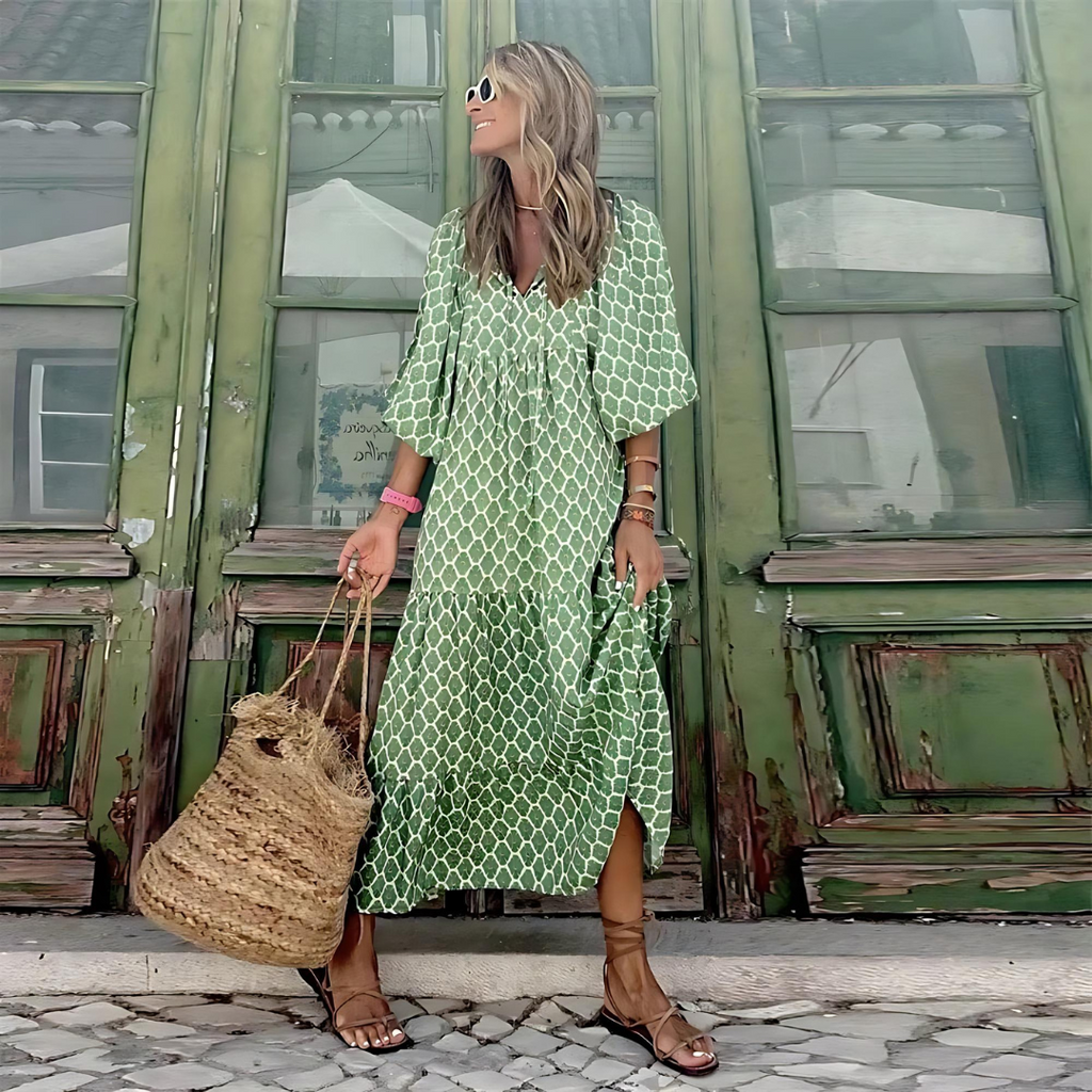 Vestido Largo · Floral
