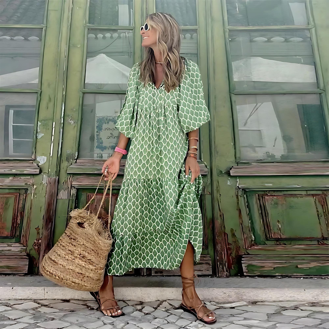 Vestido Largo · Floral