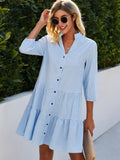Vestido Camisero · Cuadros Vichy Cuadros Volantes
