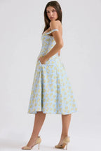 Vestido Midi · Hombros Descubiertos