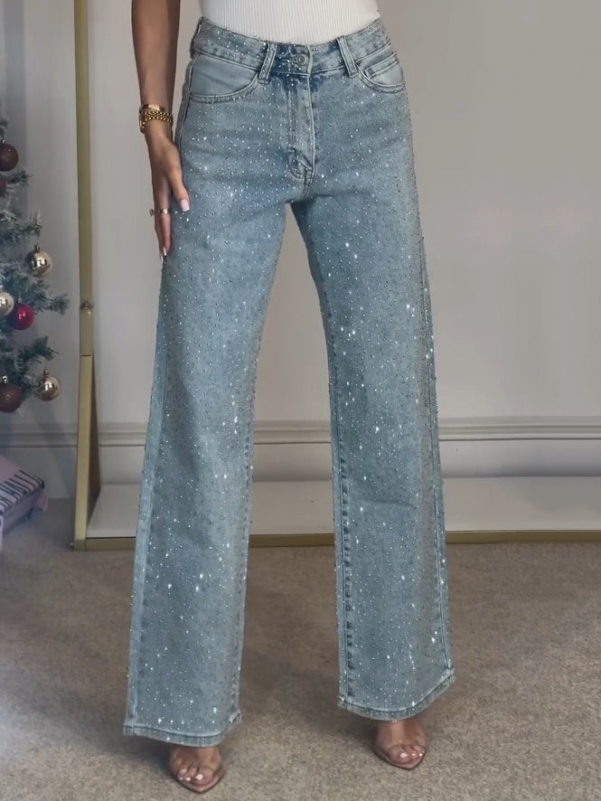 Mara | Jeans con Pedrería