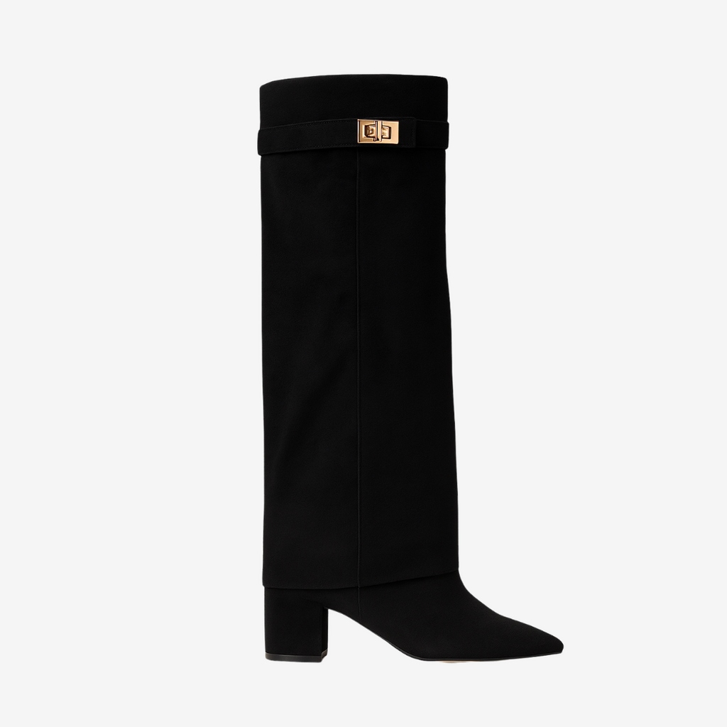 Evelina | Bota Alta con Hebilla