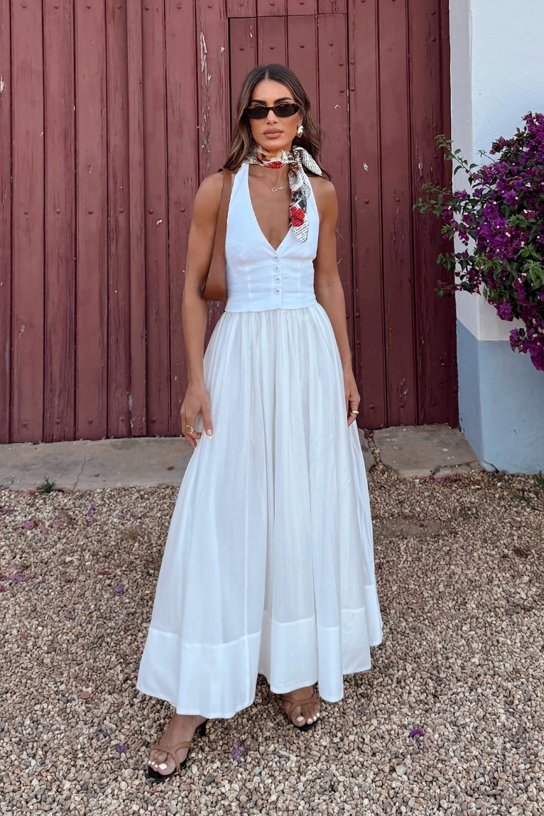 Vestido Largo · Blanco