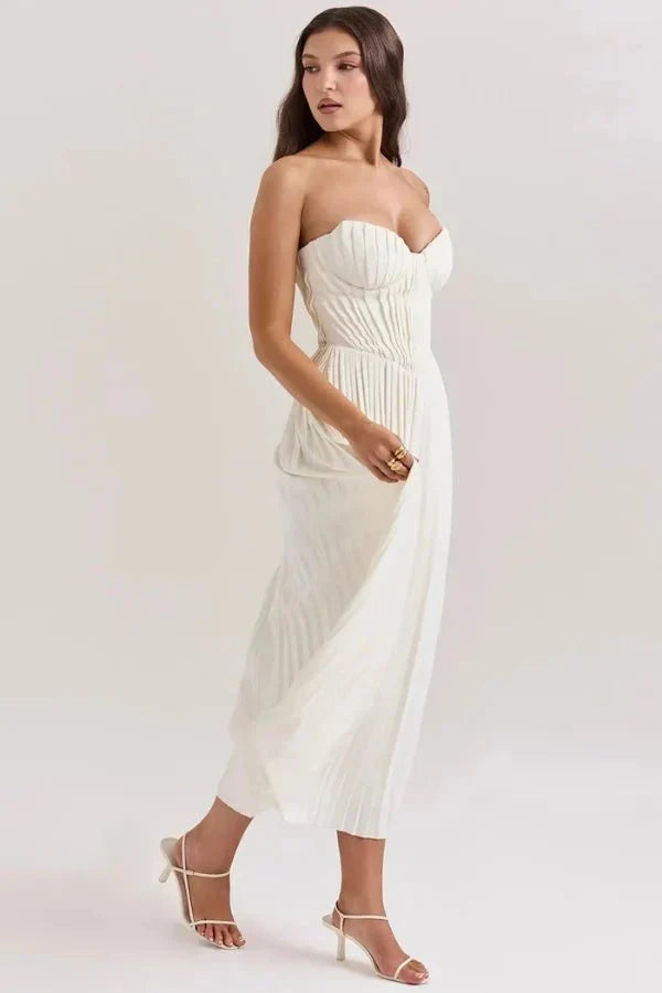 Vestido Midi · Palabra de Honor