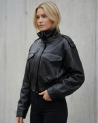 Eliana | Biker Oversize Efecto Piel