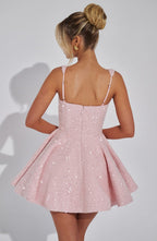 Vestido · Rojo Lentejuelas