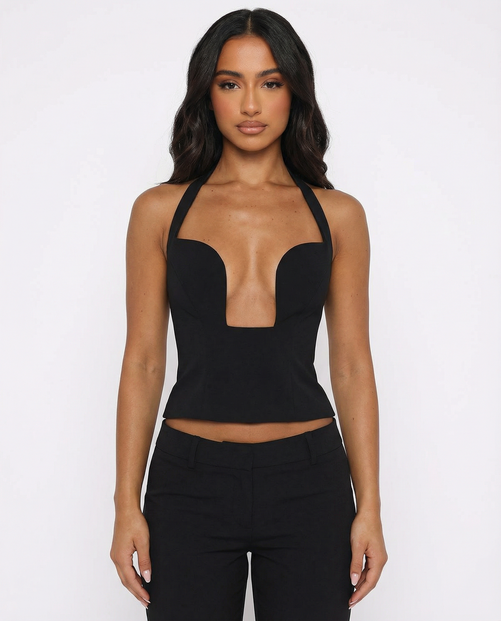 Adele | Top Halter Estructurado