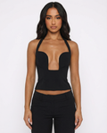 Adele | Top Halter Estructurado