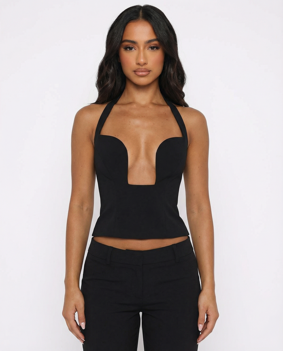 Adele | Top Halter Estructurado