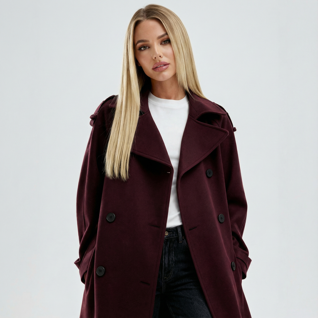 Florencia | Gabardina Burdeos
