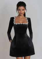 Vestido Corto · Terciopelo