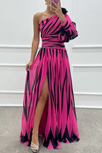 Sheila | Vestido Largo a Rayas