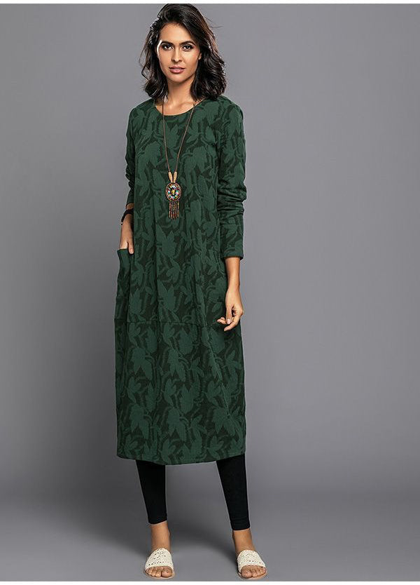 Vestido Midi · Verde