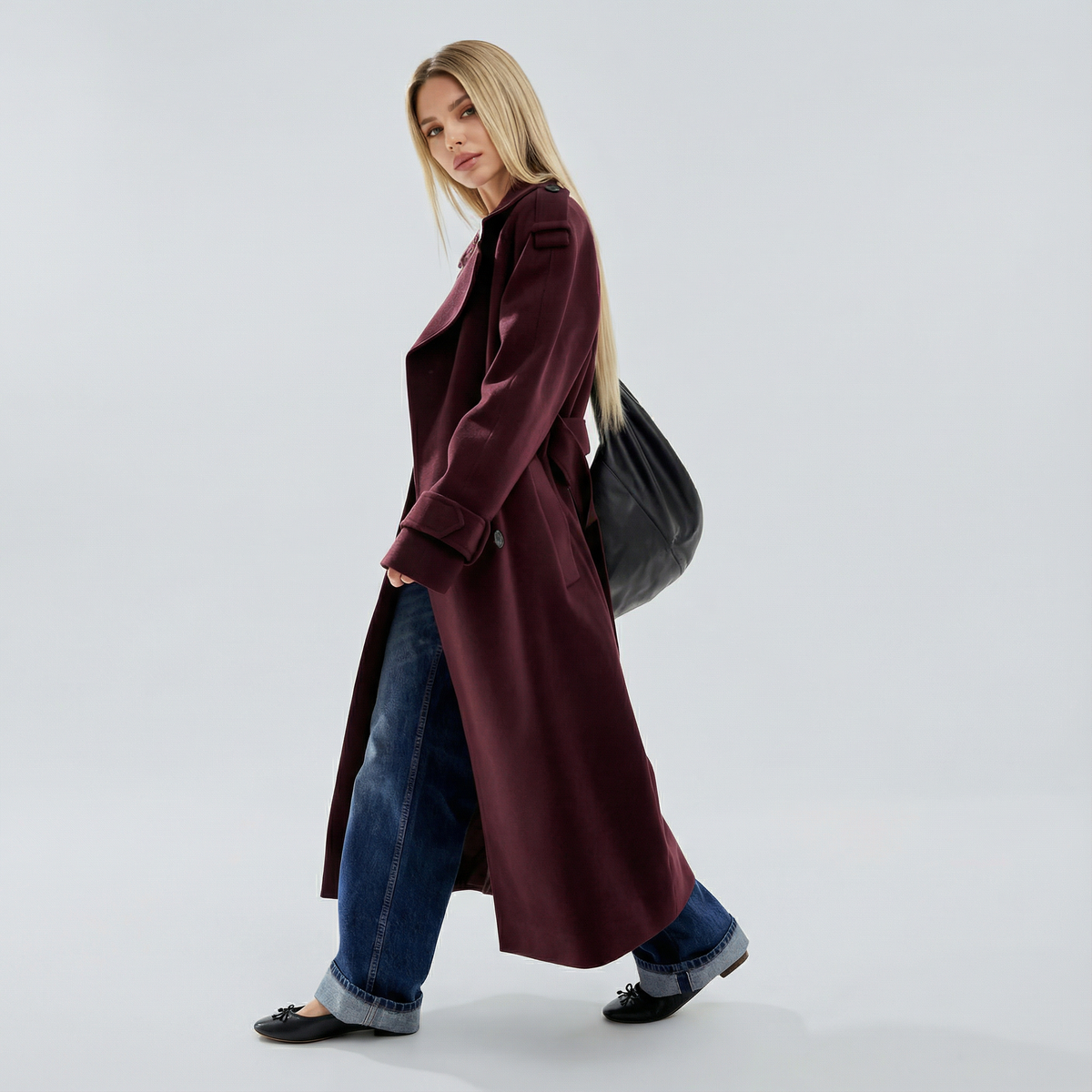 Florencia | Gabardina Burdeos