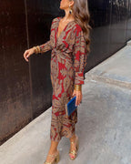 Vestido Largo · con Cinturón