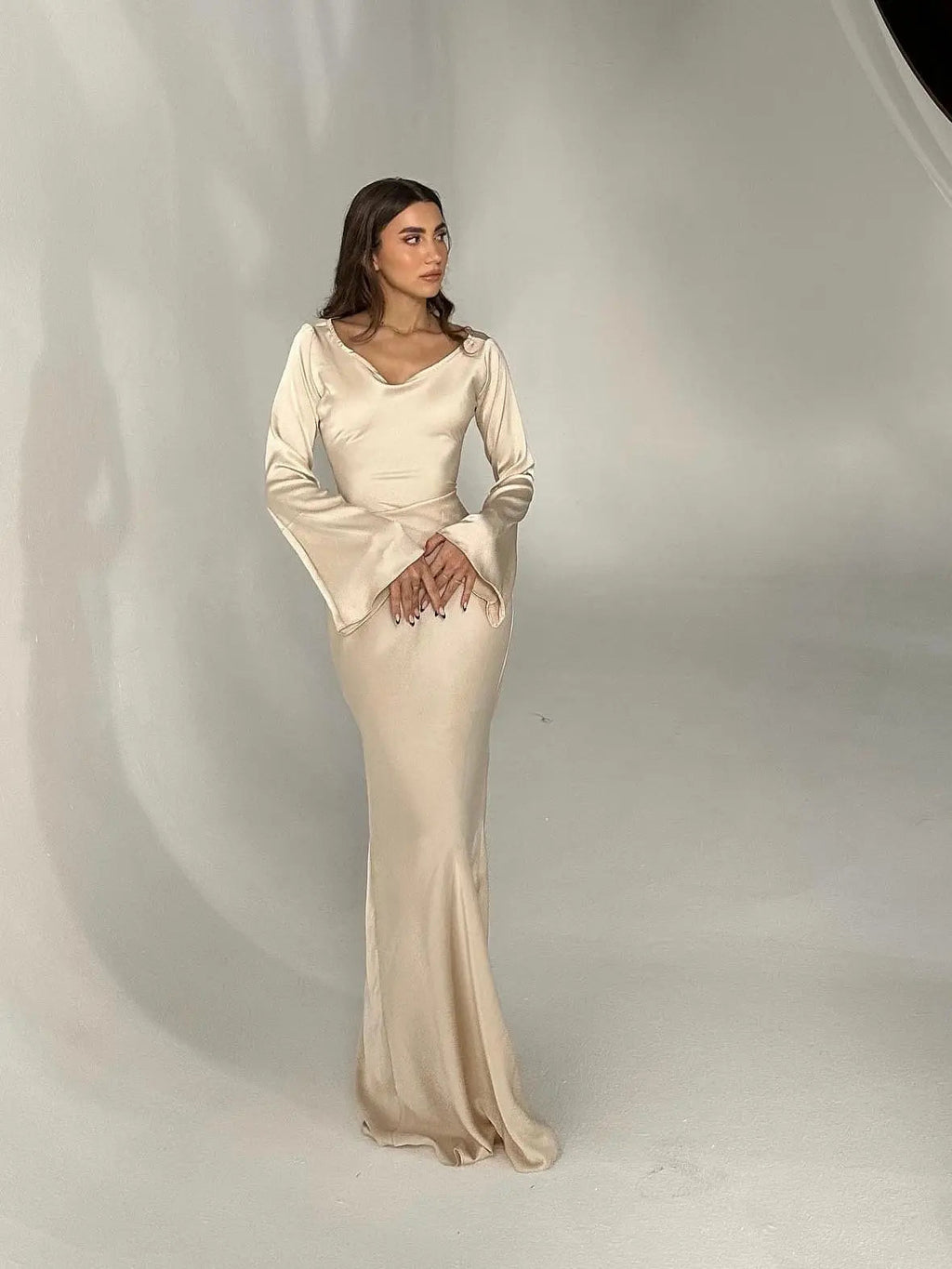 Vestido Largo · Marfil