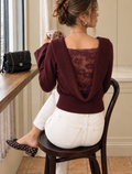 Jersey con Espalda de Encaje