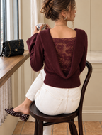 Jersey con Espalda de Encaje