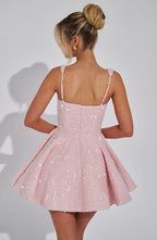 Vestido · Rojo Lentejuelas