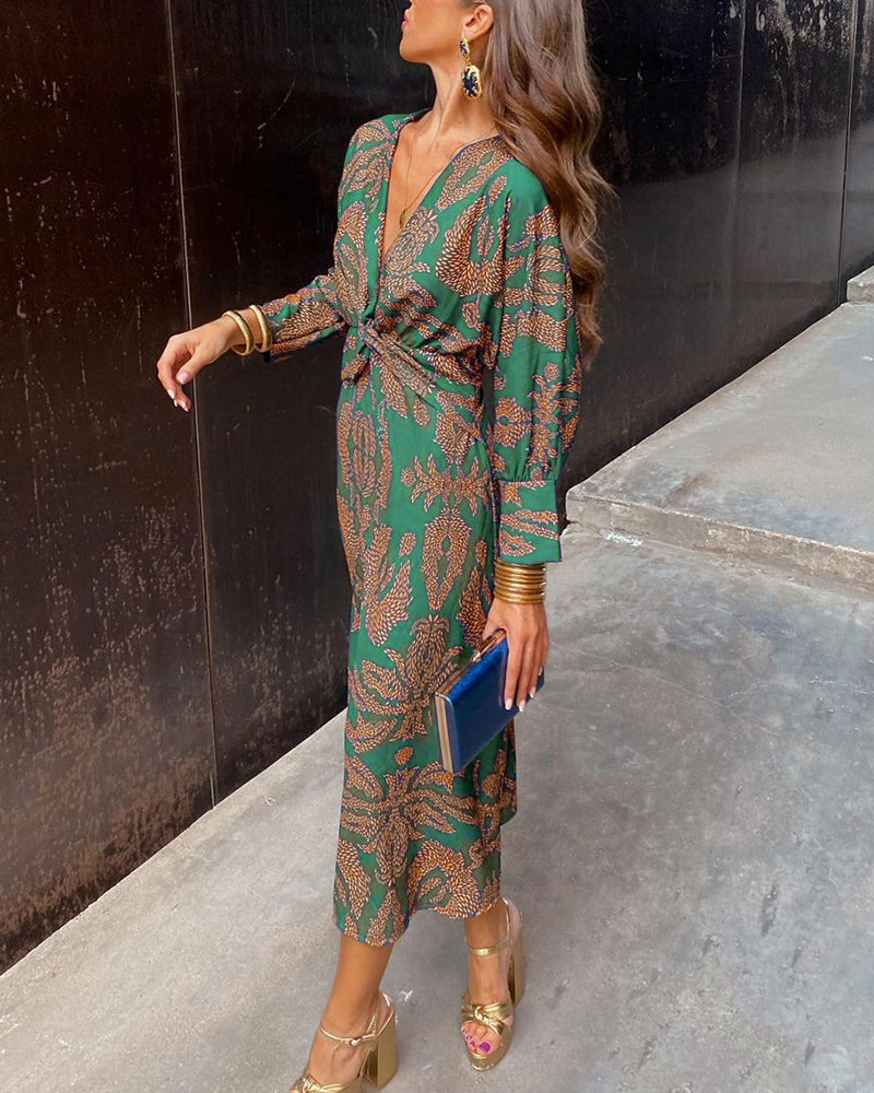 Vestido Largo · con Cinturón