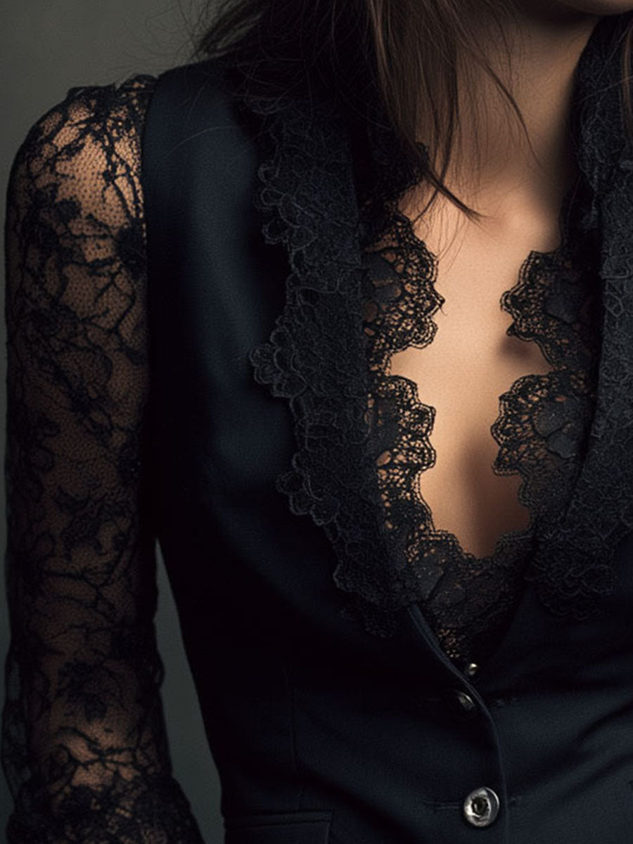 Claudia | Blazer de Encaje