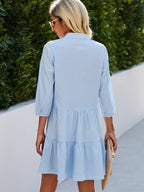 Vestido Camisero · Cuadros Vichy Cuadros Volantes