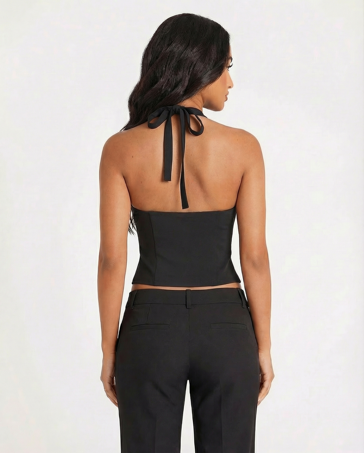 Adele | Top Halter Estructurado