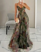 Giselle | Ravissante Vestido longue à imprimé floral