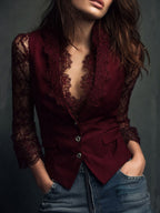 Claudia | Blazer de Encaje