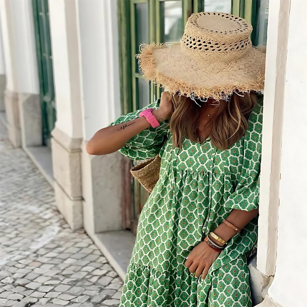 Vestido Largo · Floral