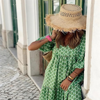 Vestido Largo · Floral