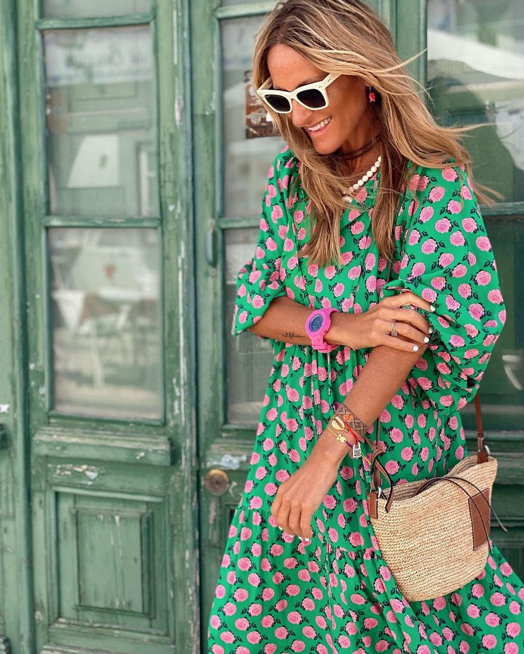 Vestido Largo · Floral