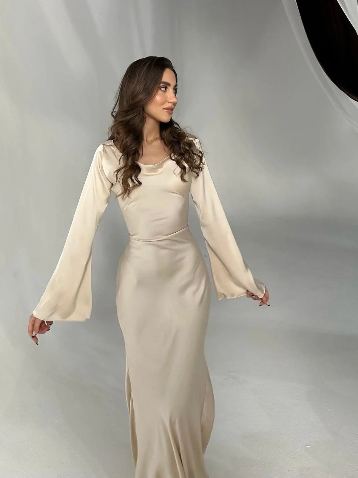 Vestido Largo · Marfil