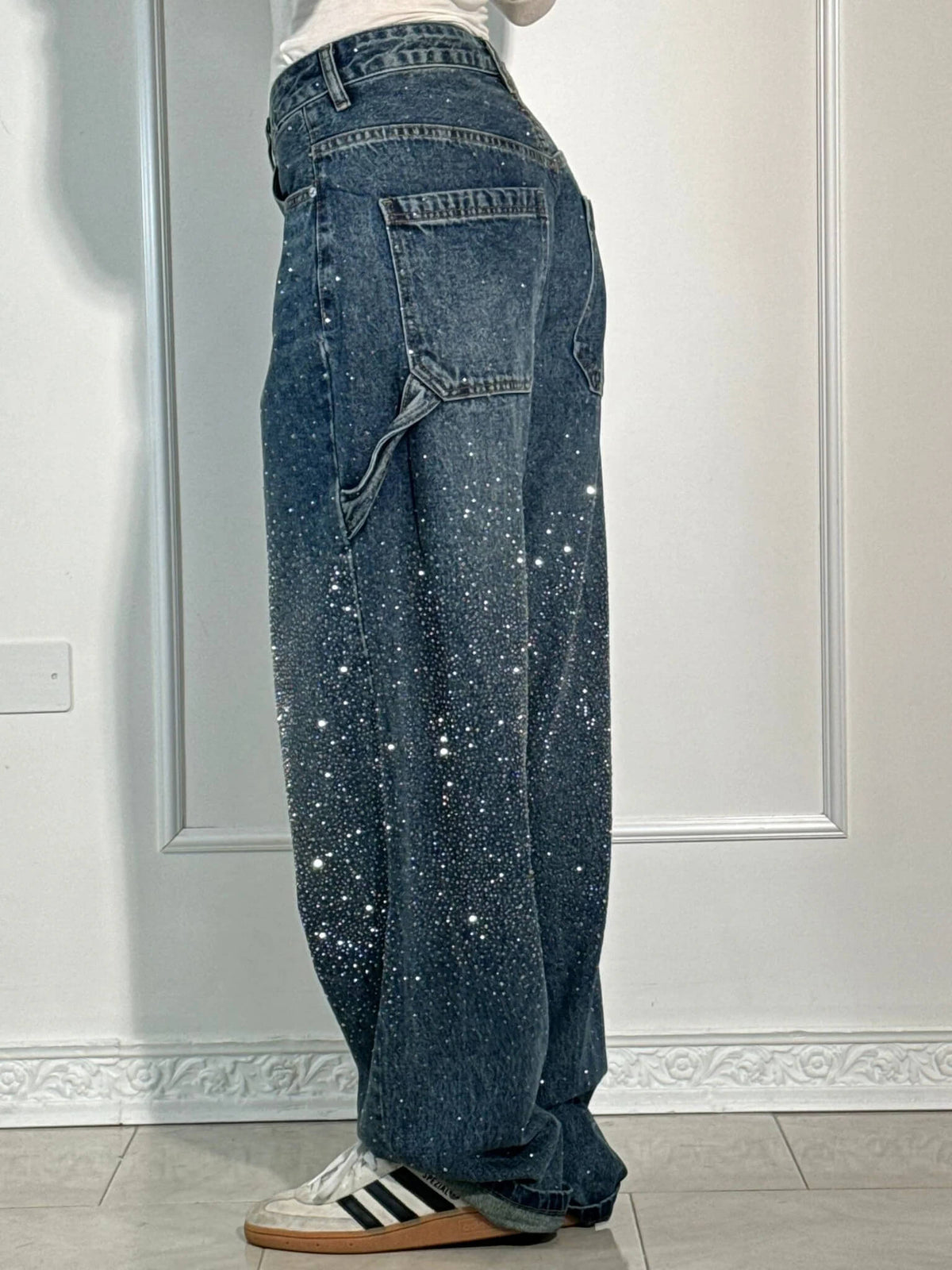 Inés | Jeans Balloon con Brillo