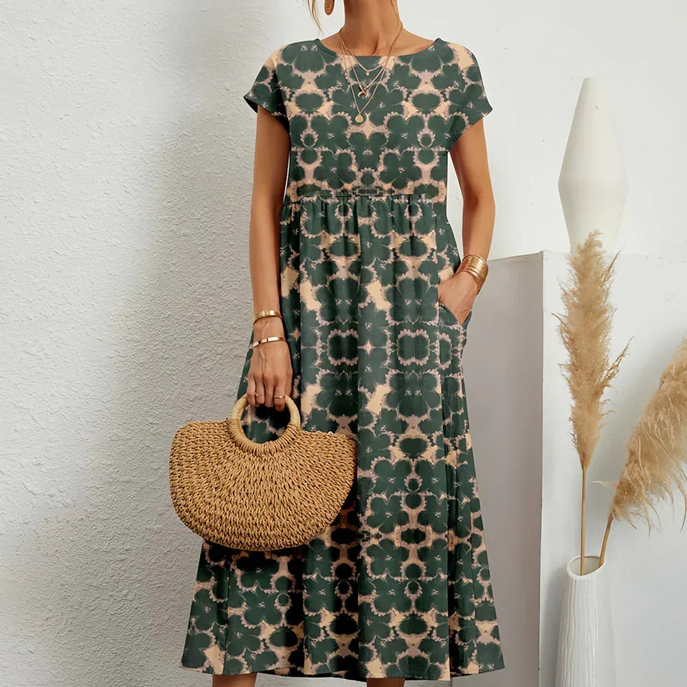 Vestido Midi · Rojo