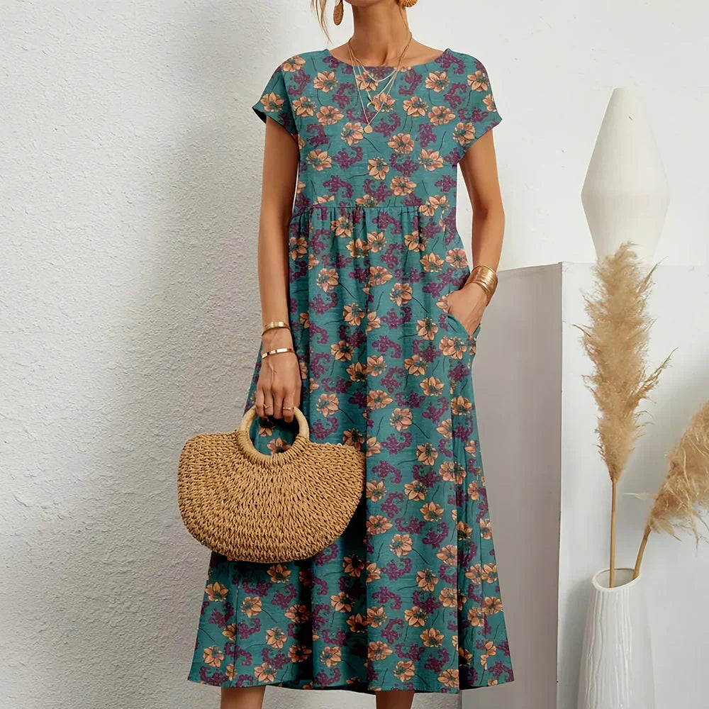 Vestido Midi · Rojo