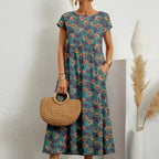 Vestido Midi · Rojo